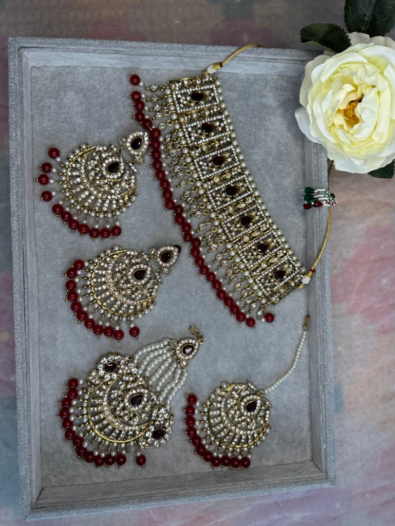 Bridal Choker with passa
