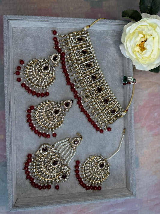 Bridal Choker with passa