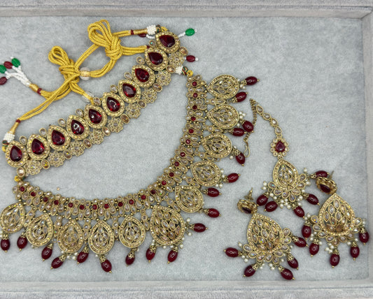 Bridal Marroon Set